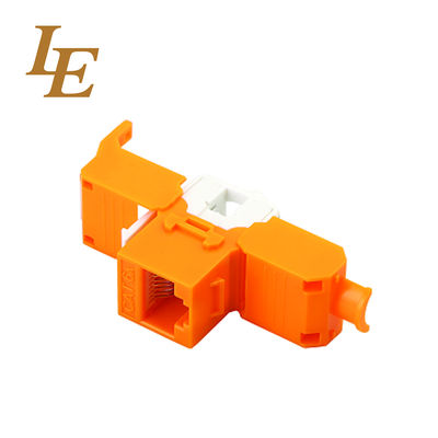 Cat6 UTP Keystone Jack RJ45 Toolless 180° FLUKE Testing Modular Ethernet Jack