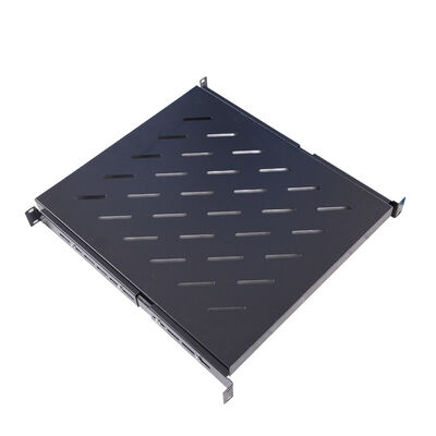 RAL9004 Black 465mm Wide Heavy Duty Sliding Shelf for 19 Inch Server Rack