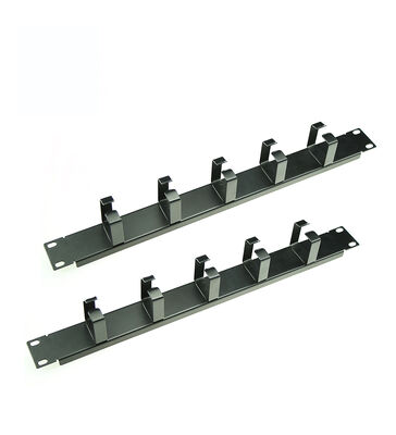 19 Inch 1U Metal D-Ring Premium Cable Management Organizer Panel for Server Racks