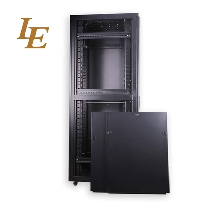 LE Server Rack Szafa sieciowa Szafka wolnostojąca 19-calowa szafa ze szklanymi drzwiami 42U 800 * 1000 mm