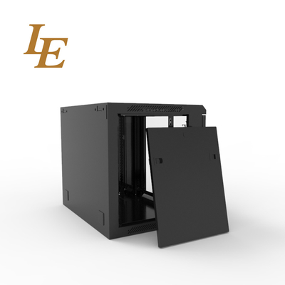 LE 4U 6U SPCC Czarny pojedynczy sekcja ściana Server Rack Zmontowane Packing