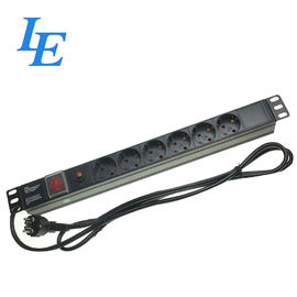 Niemcy Typ 10 Inch 19 Inch Server Rack Pdu Przeciążenie Przeciążenia Ochrona Czarny