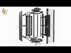 EA-18U - 47U 19-calowe szafy na sprzęt do przetwarzania danych, aluminiowa rama, mobilny serwer rack